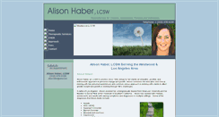Desktop Screenshot of alisonhaber.com