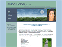 Tablet Screenshot of alisonhaber.com